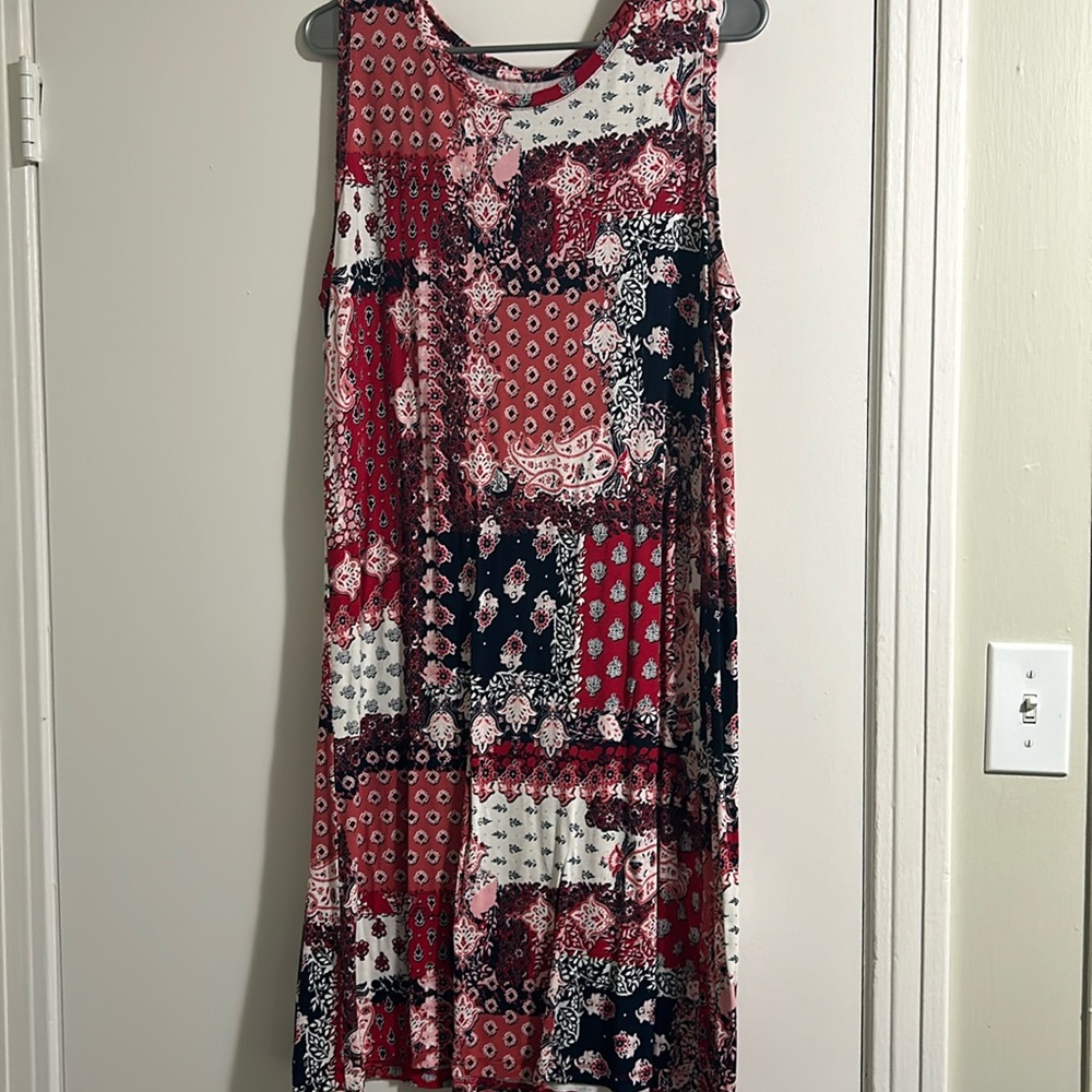 Bandana patterned dress